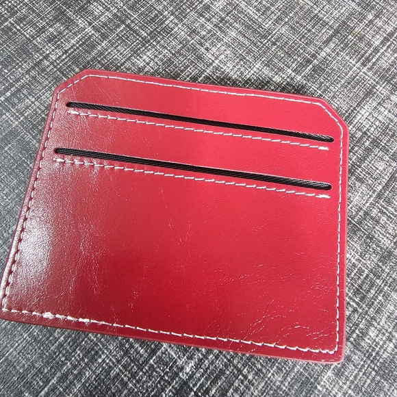 NIB ANDOILT Wallets Genuine Leather Small Bifold Wallet RFID Blocking - Picture 7 of 11